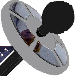 flag pole light aimer and light at Inventors Place